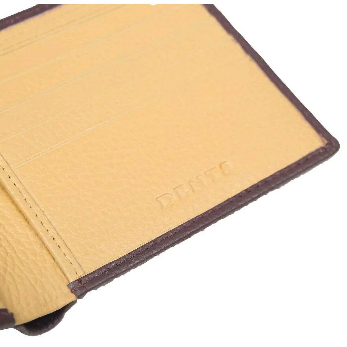 Dents Cherwell Slim Bifold Wallet - Bordeaux Burgundy/Light Tan - Image 5