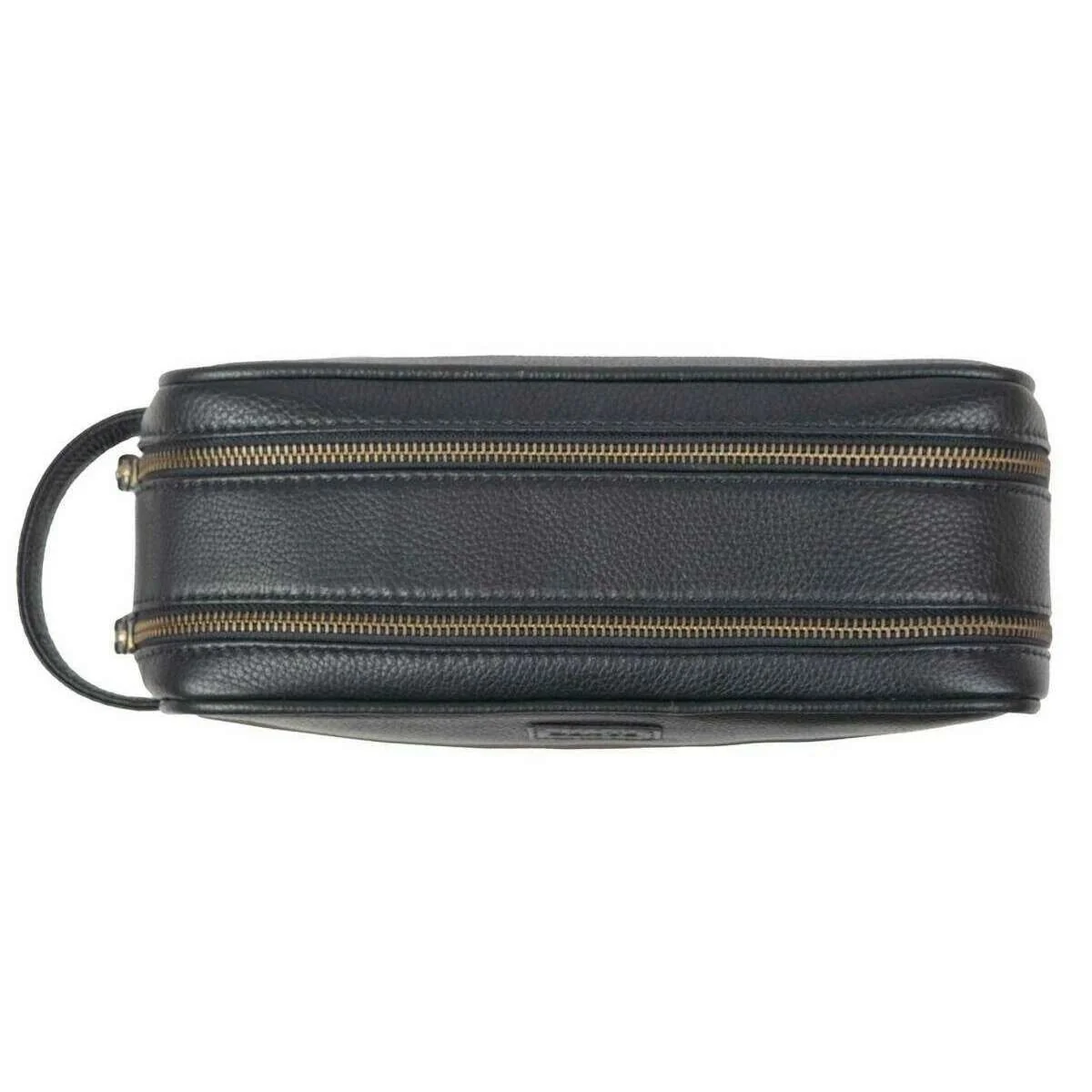 Dents Cherwell Wash Bag - Black/Bordeaux Burgundy - Image 5