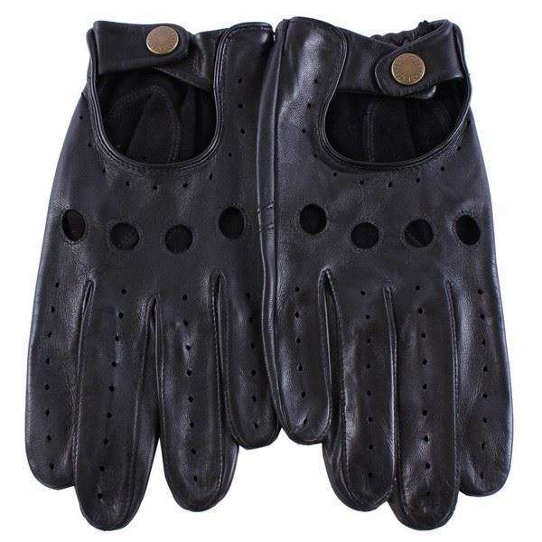Dents Delta Leather Driving Gloves - Black - Image 3