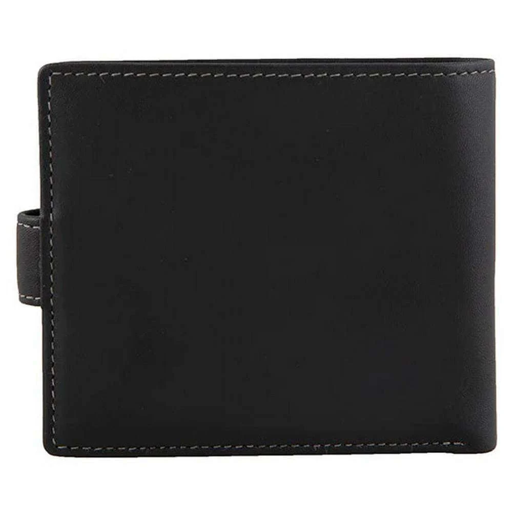Dents Eden Security Billfold Wallet - Black/Slate - Image 3