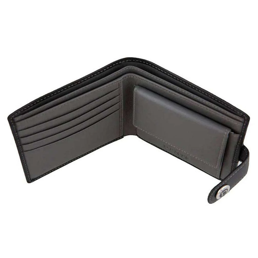 Dents Eden Security Billfold Wallet - Black/Slate - Image 4