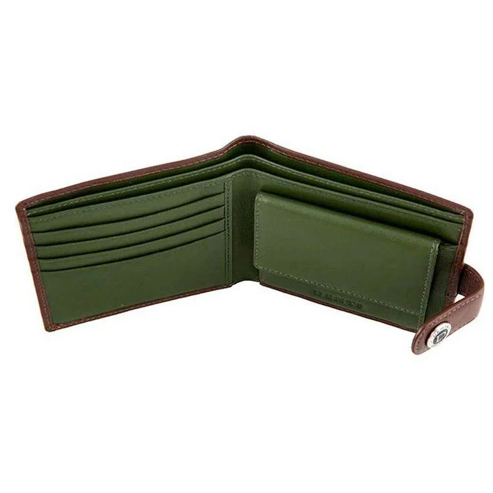 Dents Eden Security Billfold Wallet - English Tan/Olive - Image 4