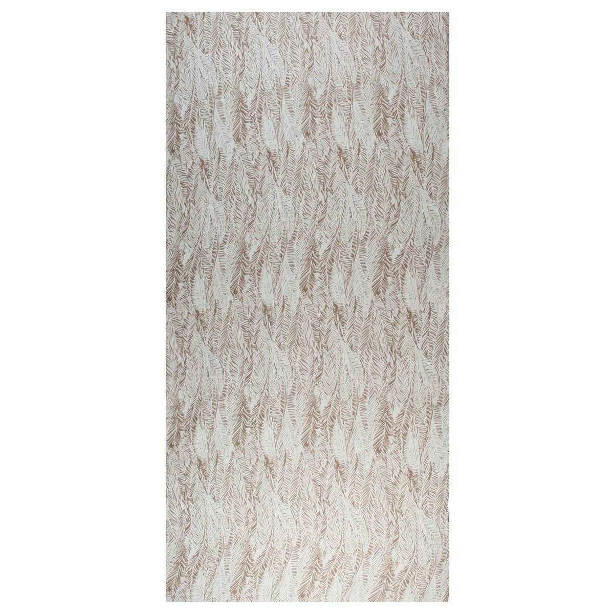 Dents Feather Print Lightweight Scarf - Sand - Image 2