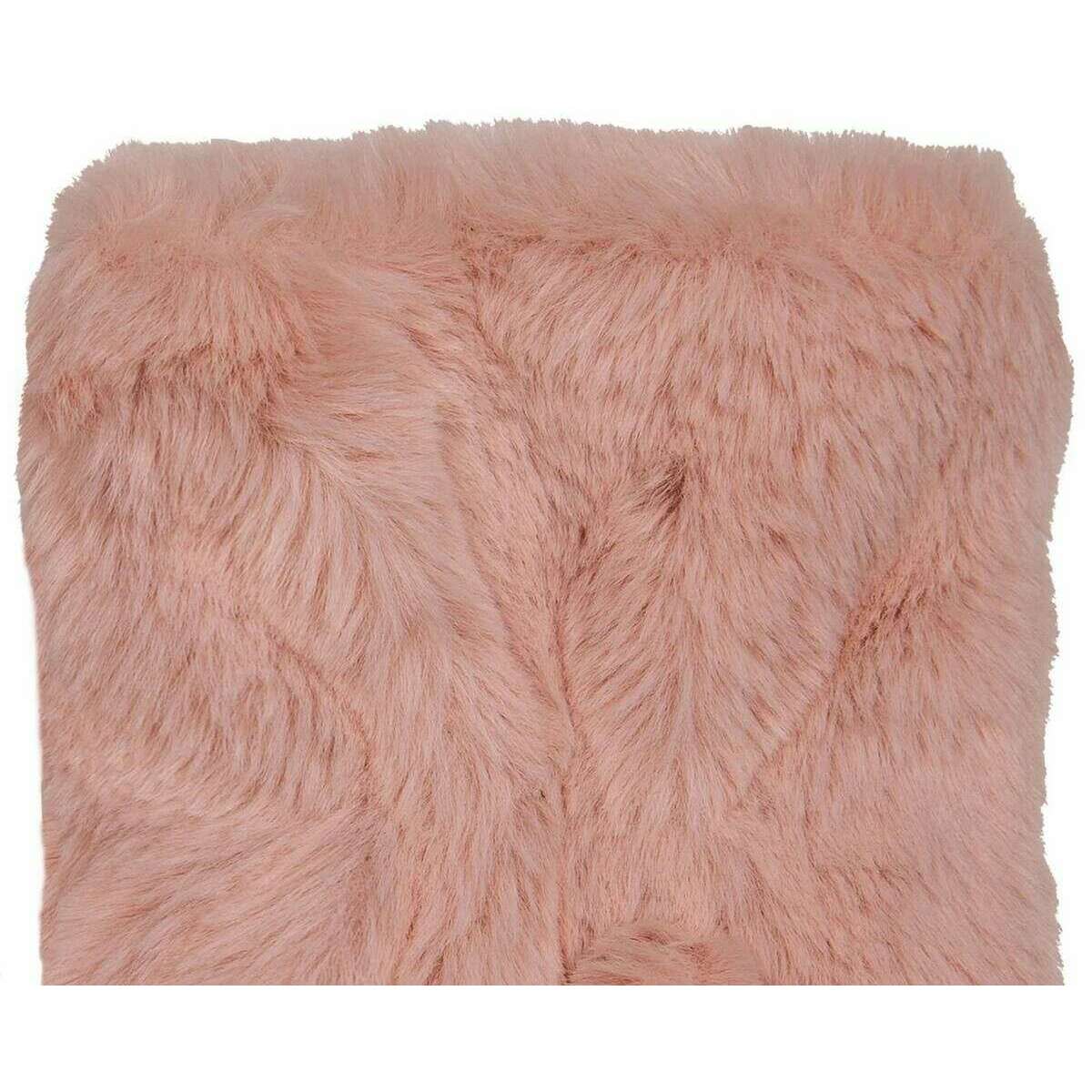 Dents Fingerless Faux Mittens - Blush Pink - Image 3
