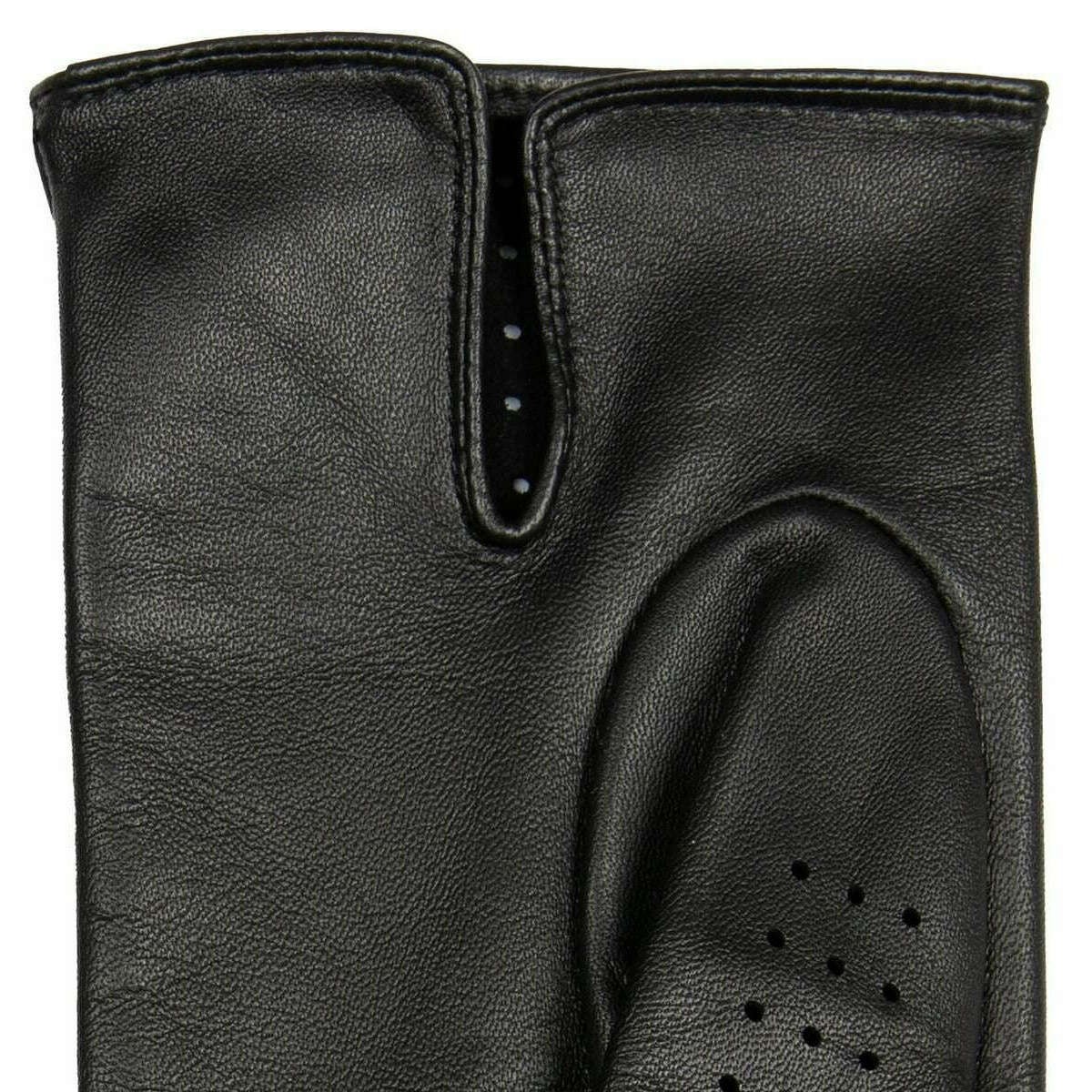 Dents Florence Perforated Leather Gloves - Black - Image 3
