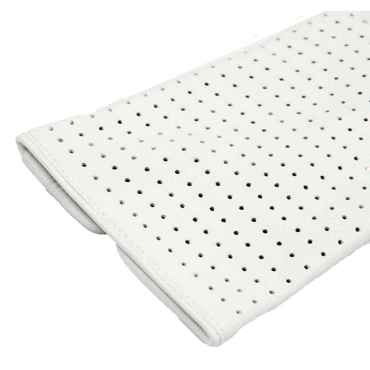 Dents Florence Perforated Leather Gloves - Pearl Cream - Image 3