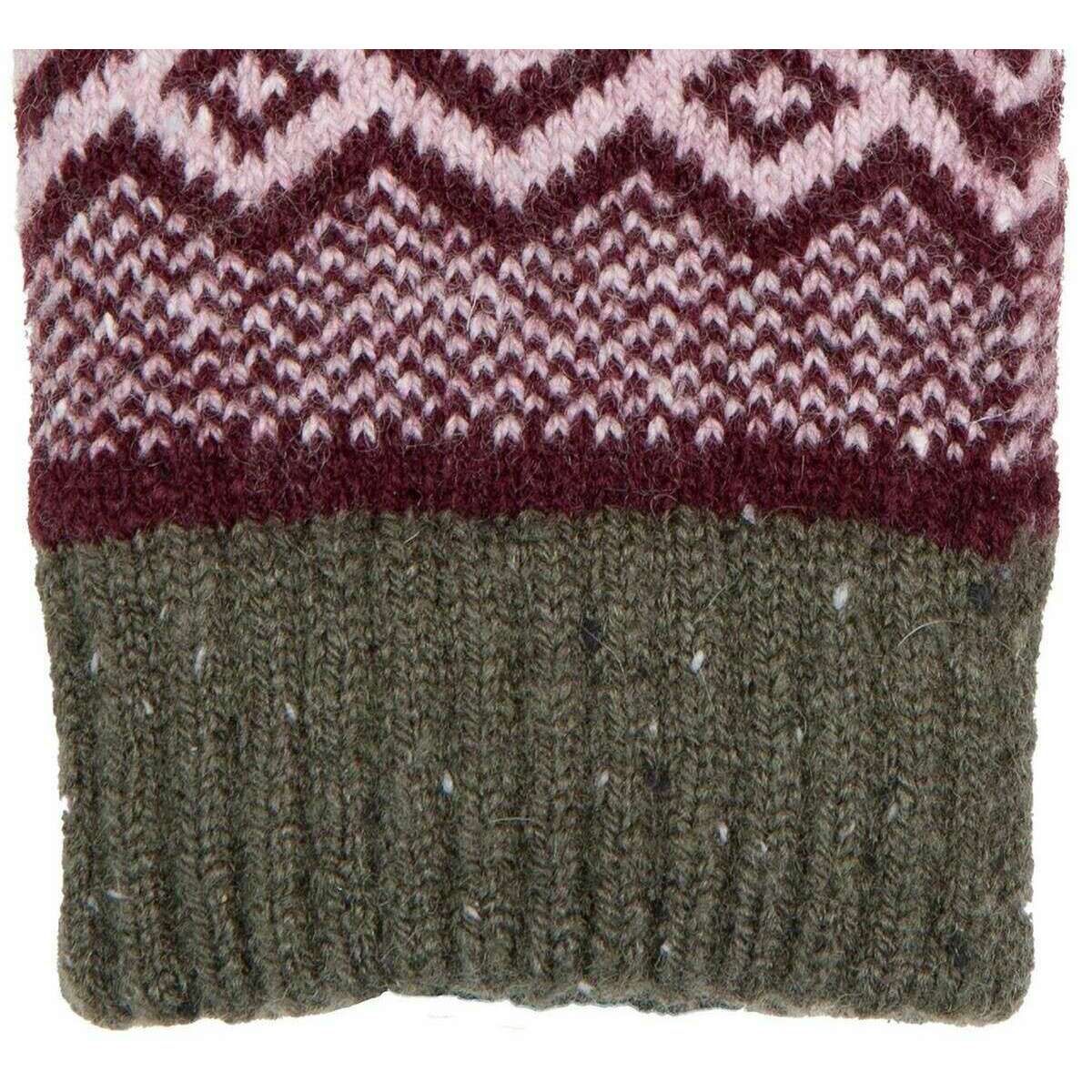 Dents Geometric Knitted Gloves - Lilac - Image 4