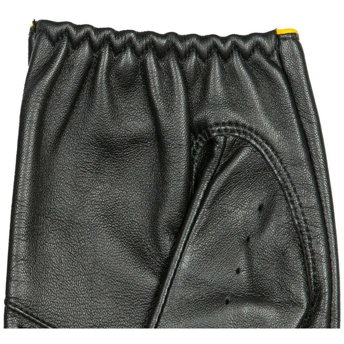 Dents Grand Prix Touchscreen Leather Driving Gloves - Black/Yellow - Image 3