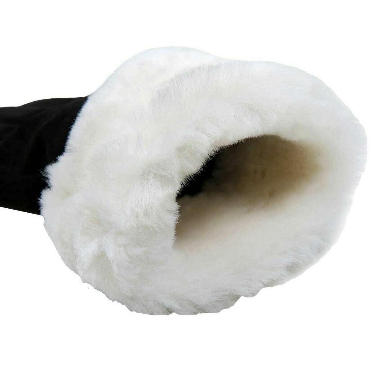 Dents Hallie Water Resistant Touchscreen Suede Gloves - Black - Image 5