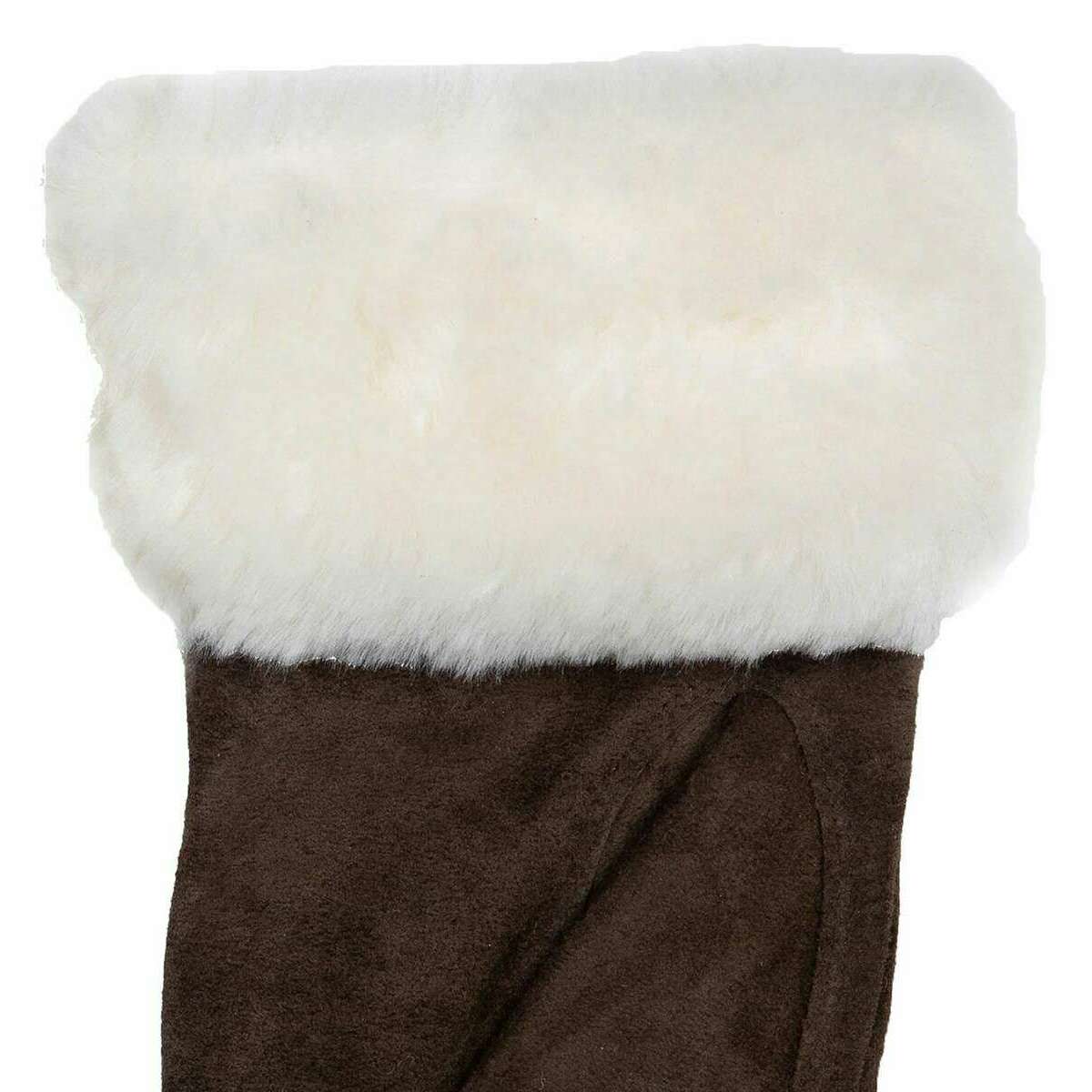 Dents Hallie Water Resistant Touchscreen Suede Gloves - Mocca Brown - Image 4