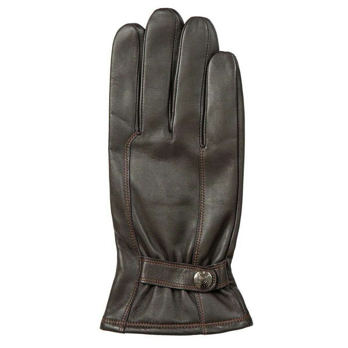 Dents Haworth Touchscreen Leather Gloves - Brown - Image 3