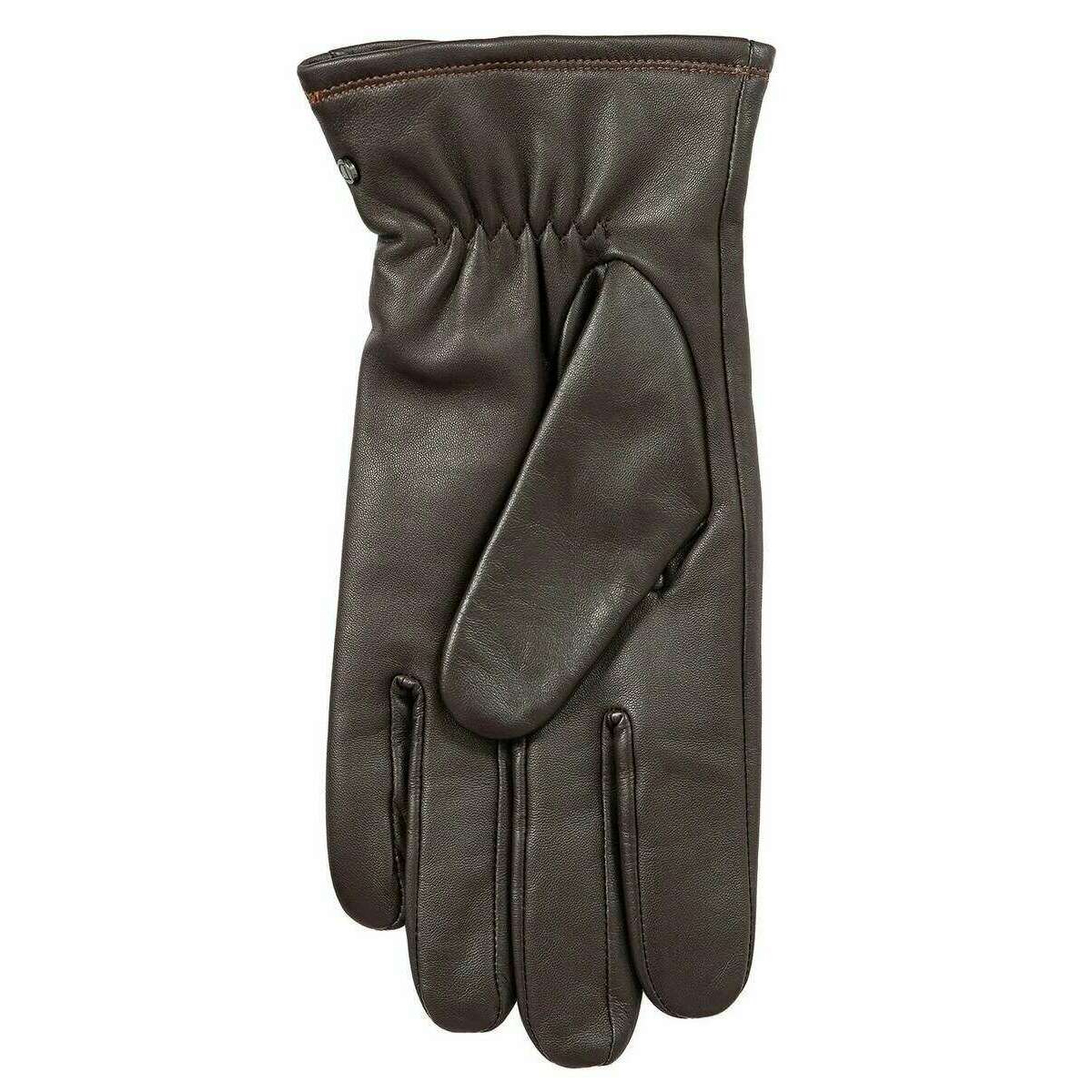 Dents Haworth Touchscreen Leather Gloves - Brown - Image 4