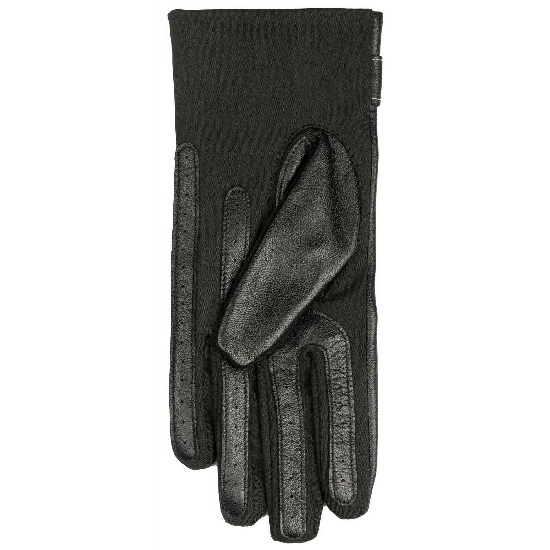 Dents Lyla Leather Backed Water-Resistant Gloves - Black - Image 4