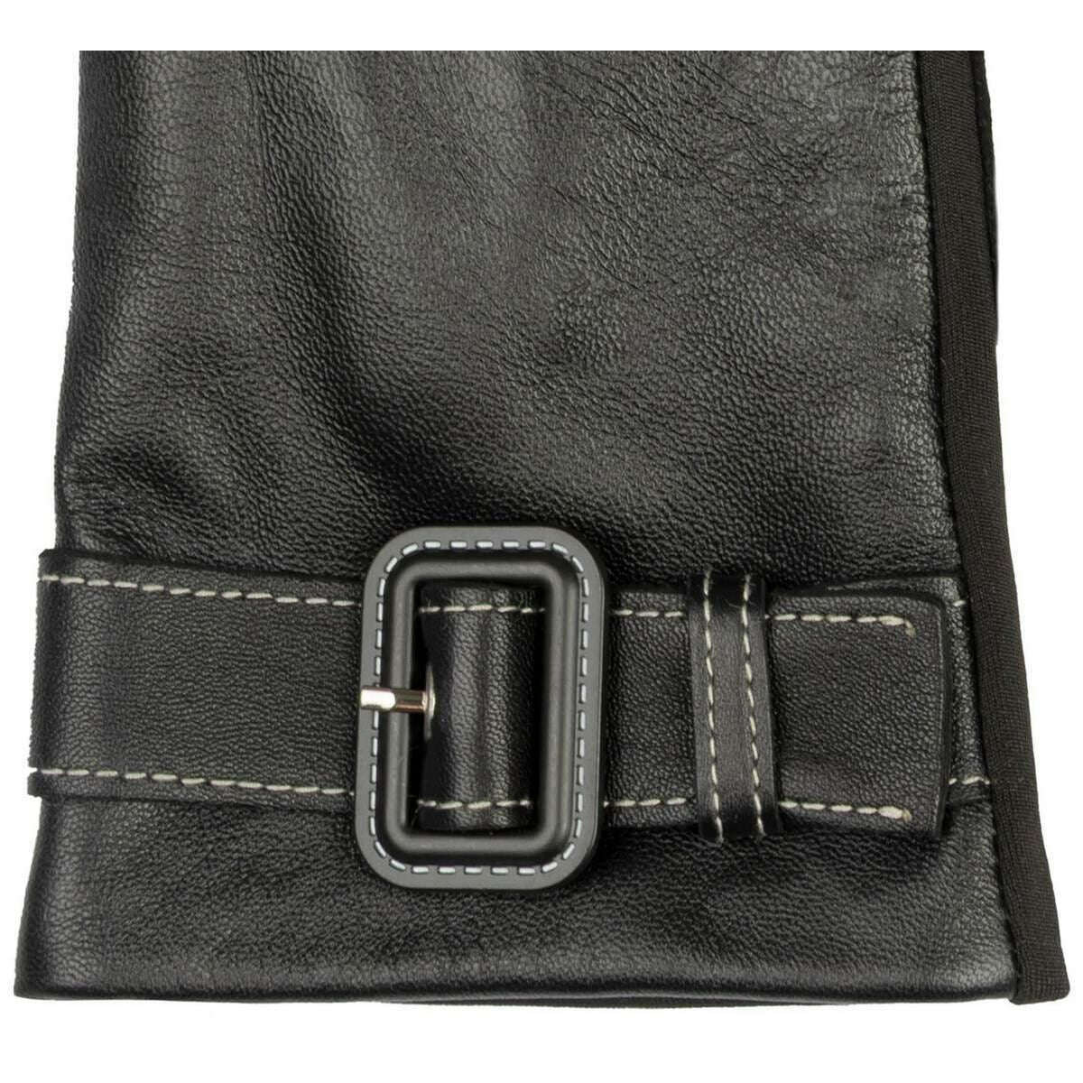 Dents Lyla Leather Backed Water-Resistant Gloves - Black - Image 5