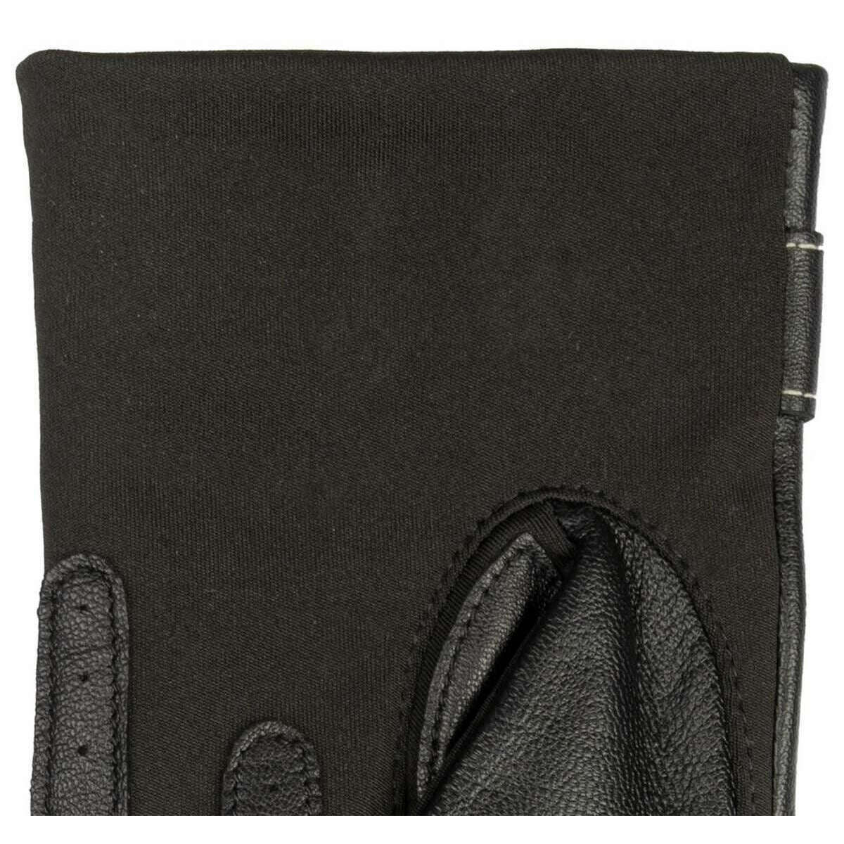 Dents Lyla Leather Backed Water-Resistant Gloves - Black - Image 6