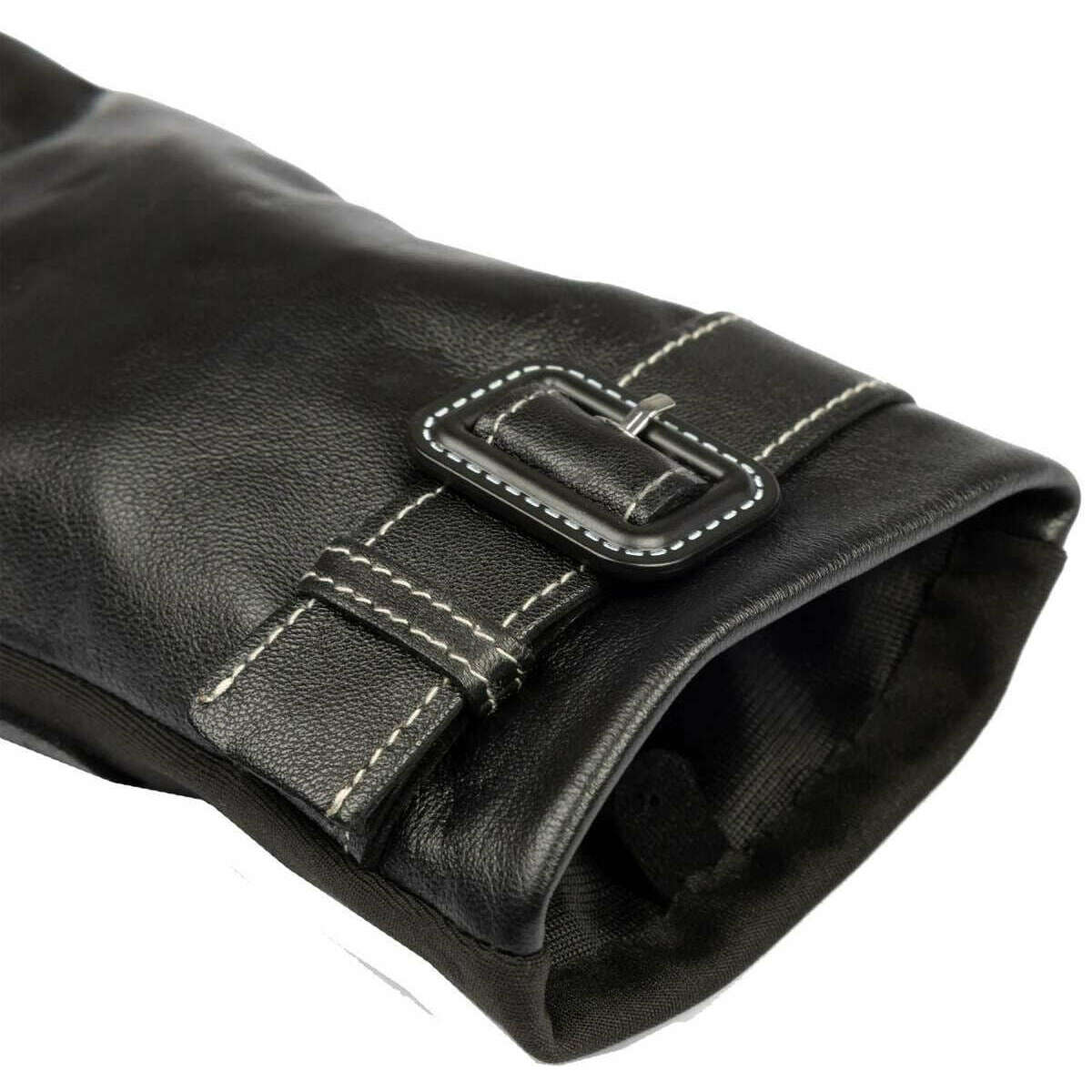 Dents Lyla Leather Backed Water-Resistant Gloves - Black - Image 7