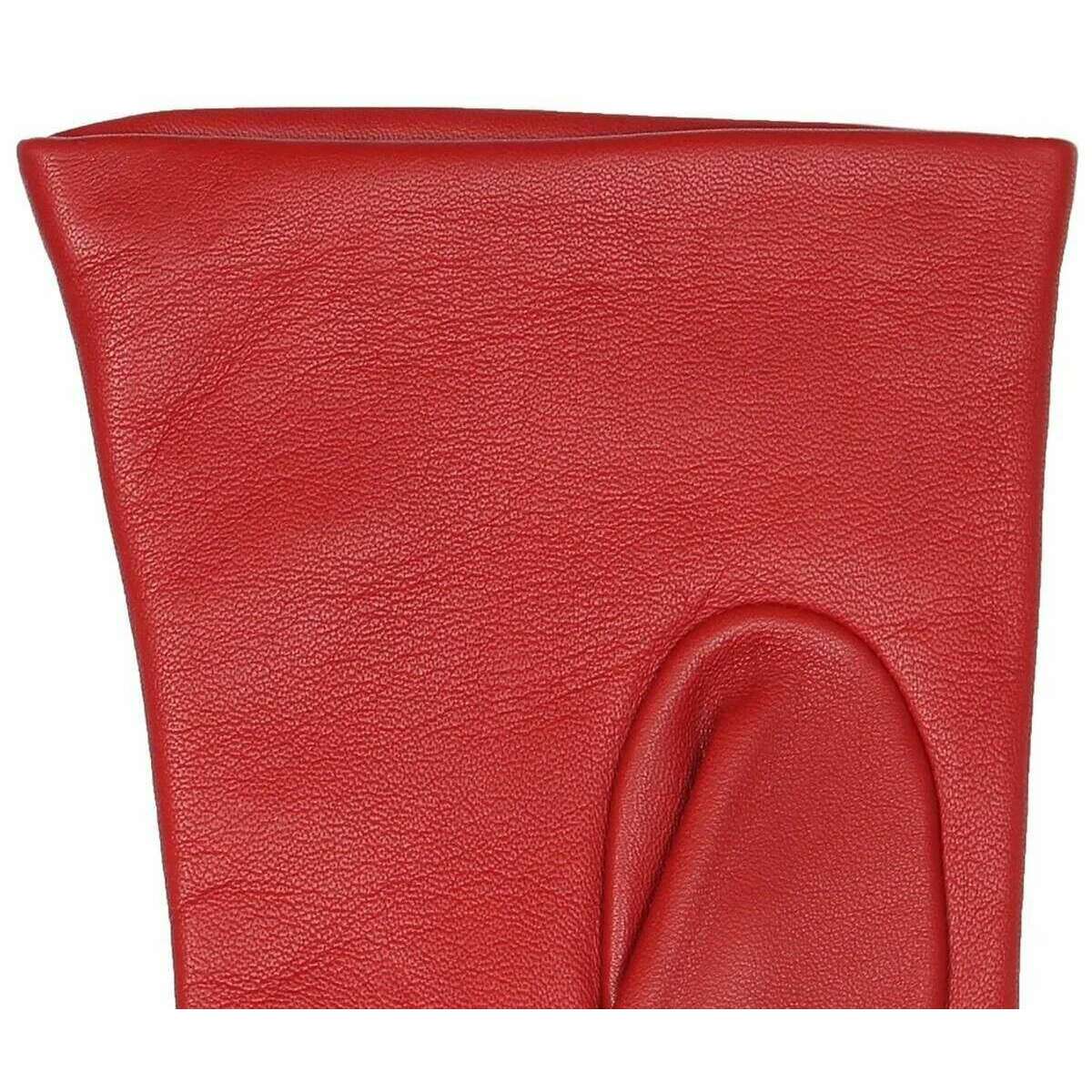 Dents Maisie Cashmere Lined Touchscreen Leather Gloves - Berry Red - Image 6