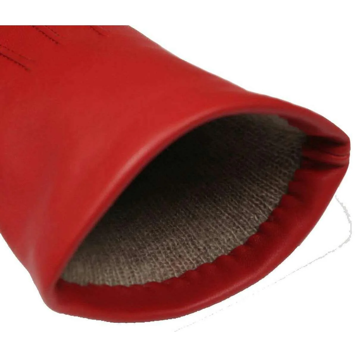 Dents Maisie Cashmere Lined Touchscreen Leather Gloves - Berry Red - Image 7