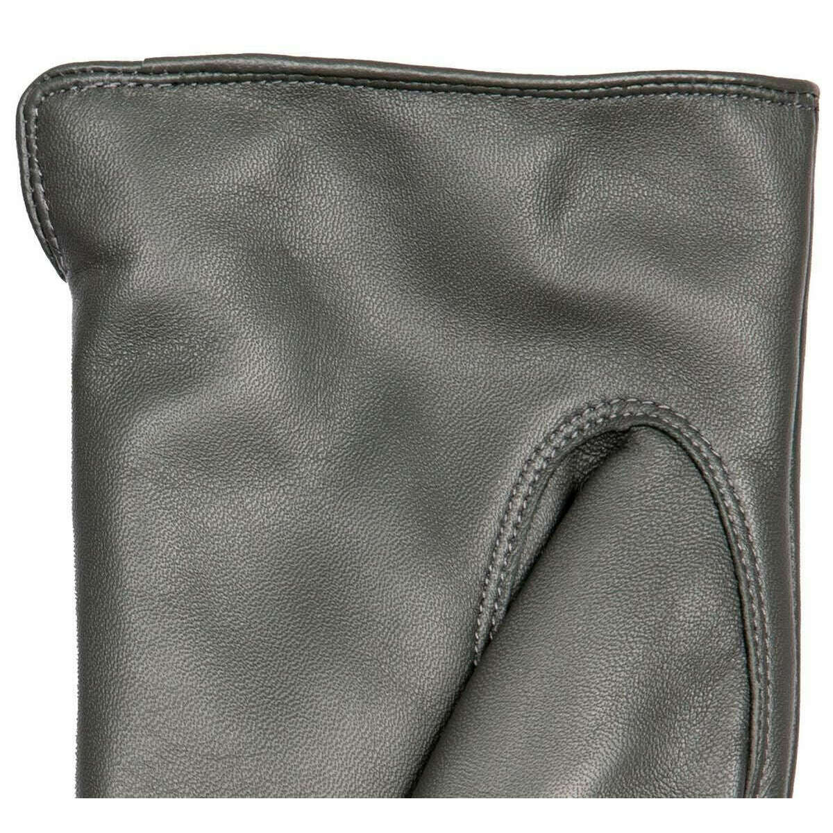 Dents Maria Touchscreen Leather Gloves - Charcoal Grey - Image 6
