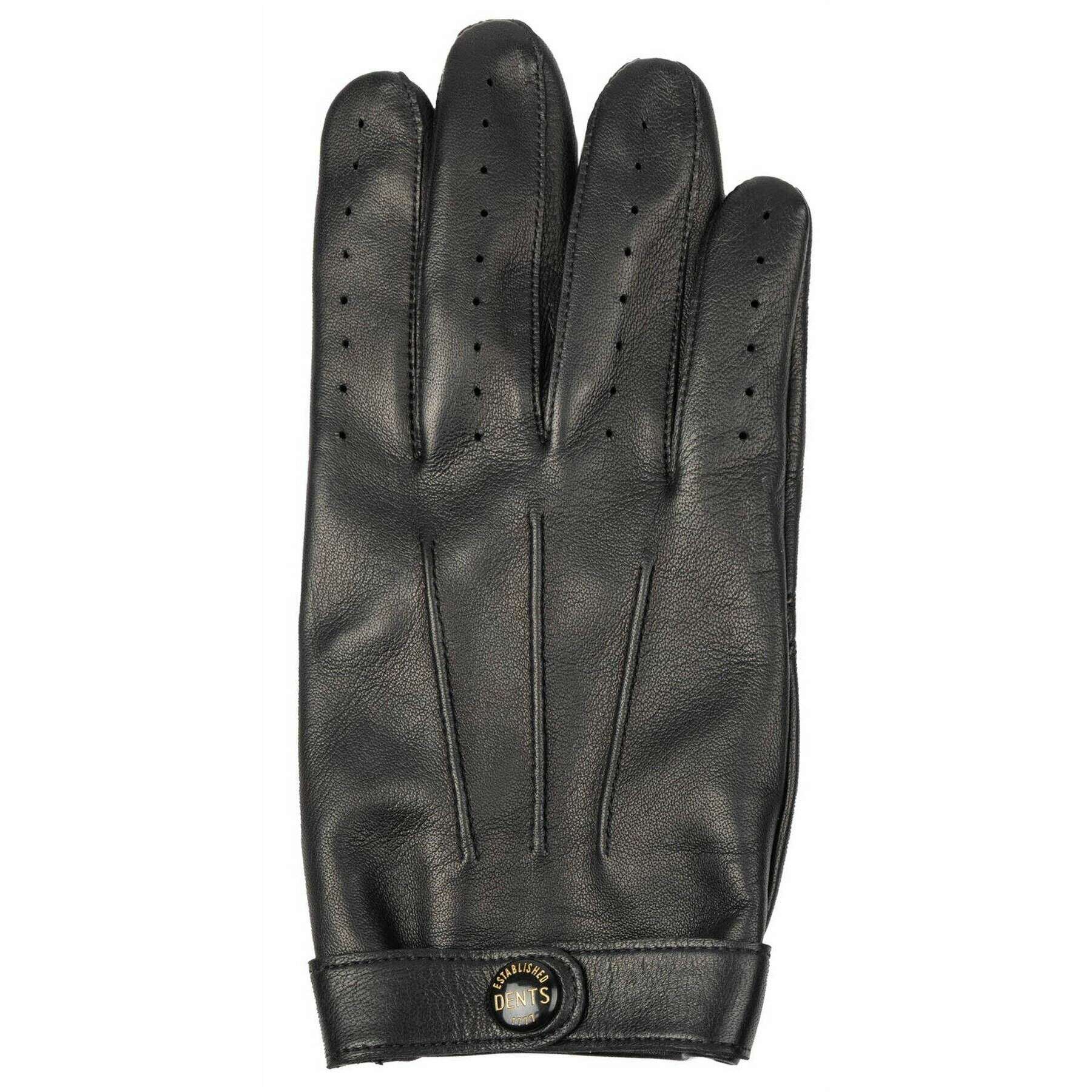 Dents Mendes Heritage Driving Gloves - Black - Image 3