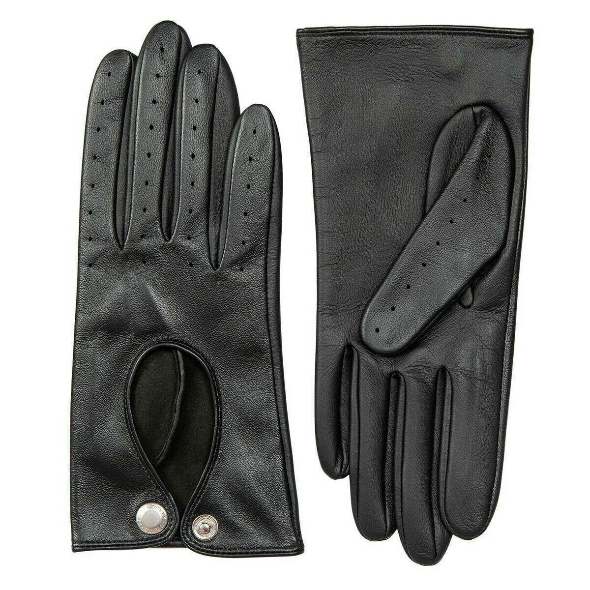Dents Oulton Touchscreen Leather Driving Gloves - Black - Image 2