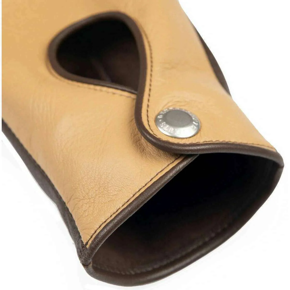 Dents Oulton Touchscreen Leather Driving Gloves - Toffee Beige/Mocha Brown - Image 6