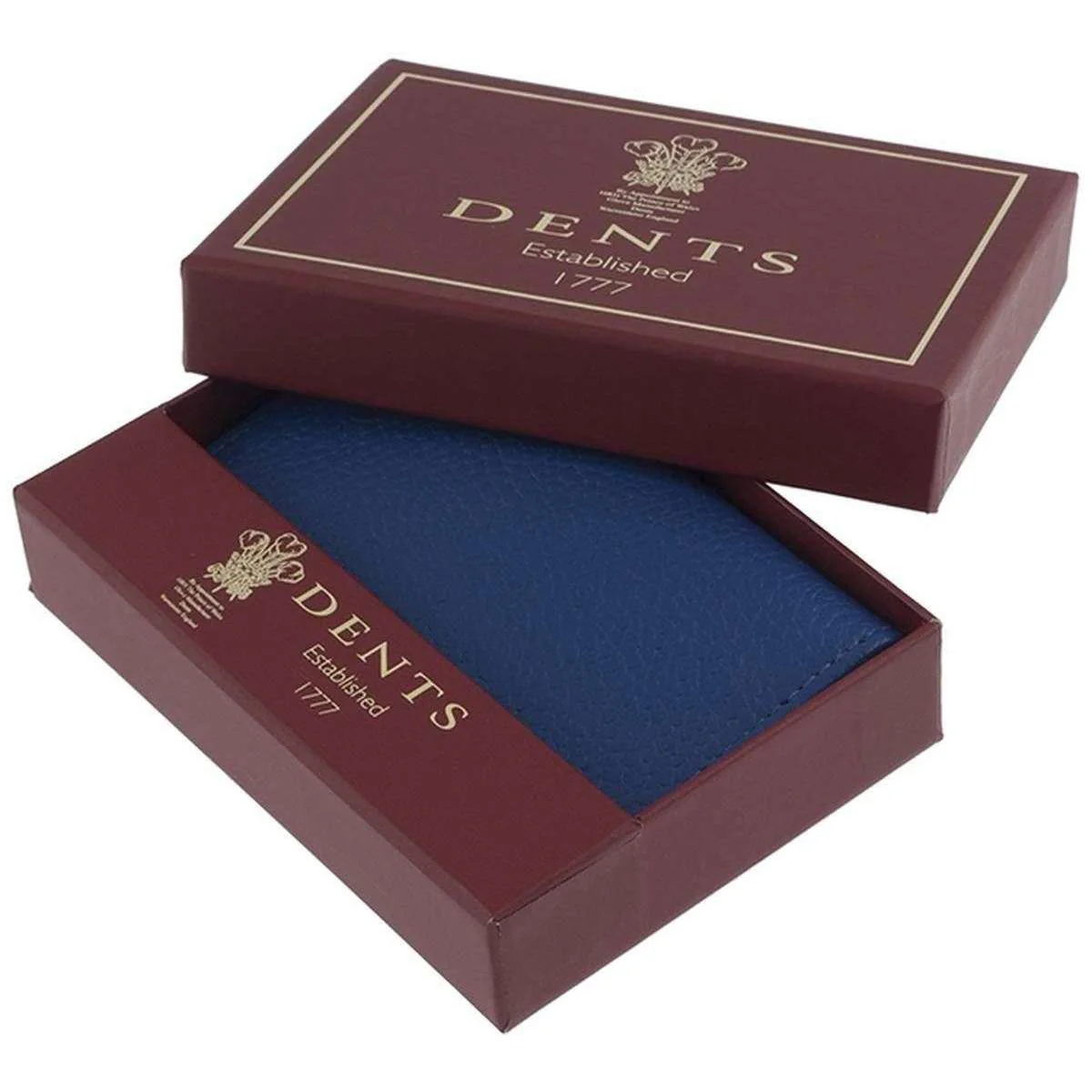 Dents Pebble Grain RFID Card Holder - Royal Blue - Image 3