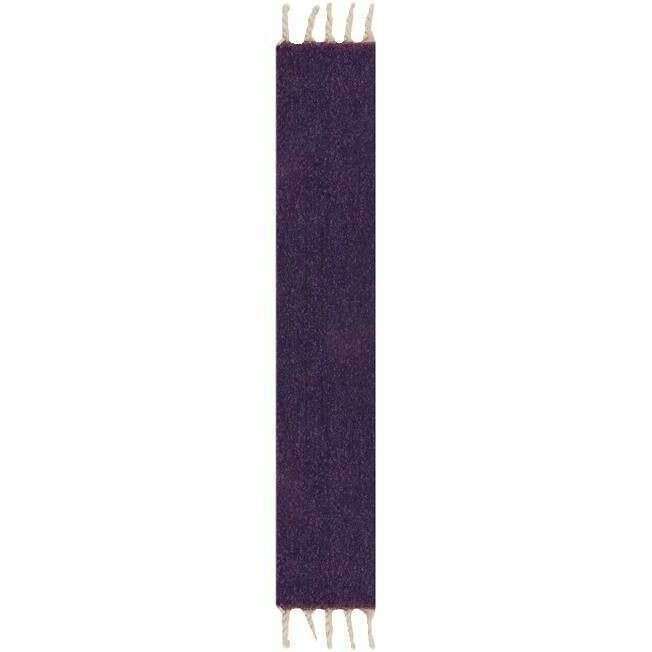 Dents Reversible Two-Tone Tassel Blanket Scarf - Claret Navy - Image 2