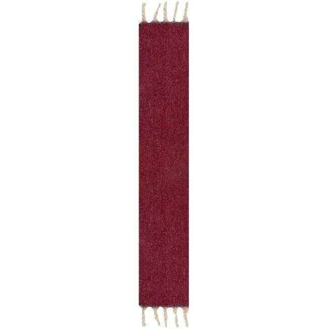 Dents Reversible Two-Tone Tassel Blanket Scarf - Claret Navy - Image 3