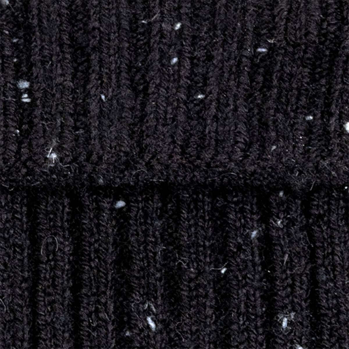 Dents Ribbed Knit Fingerless Gloves - Black - Image 7