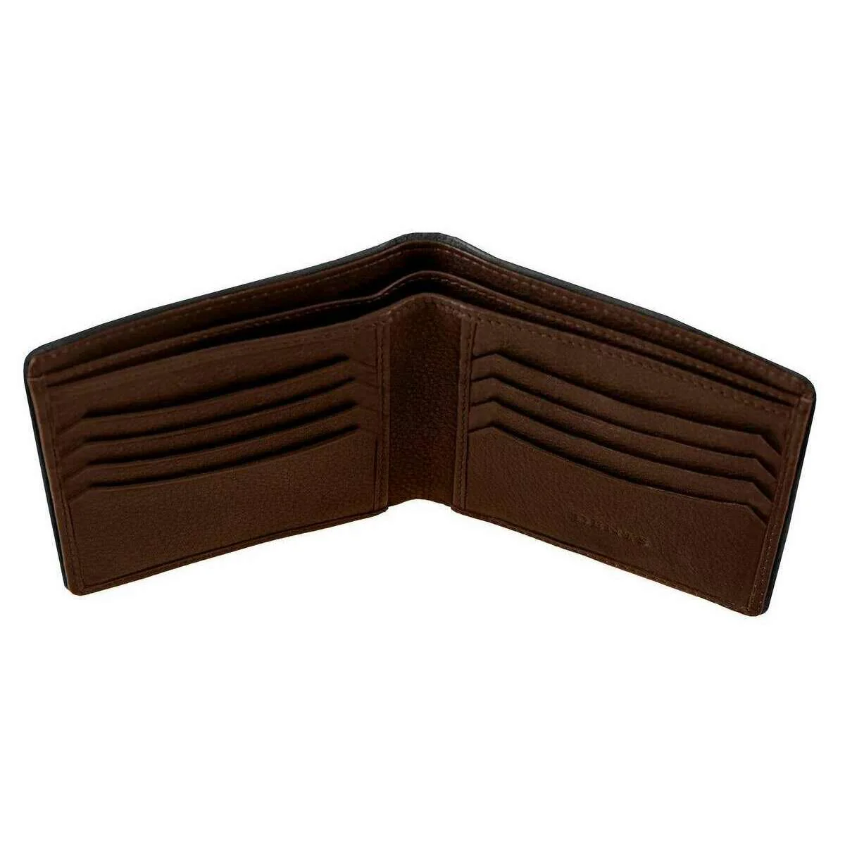 Dents Severn Leather RFID Blocking Bifold Wallet - Dark Tan/Black - Image 4