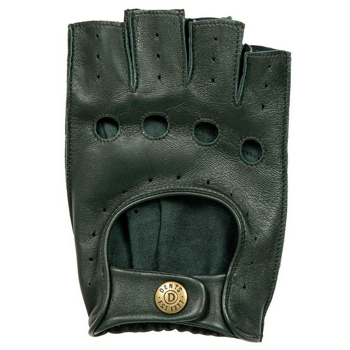 Dents Snetterton Fingerless Driving Gloves - Racing Green - Image 3
