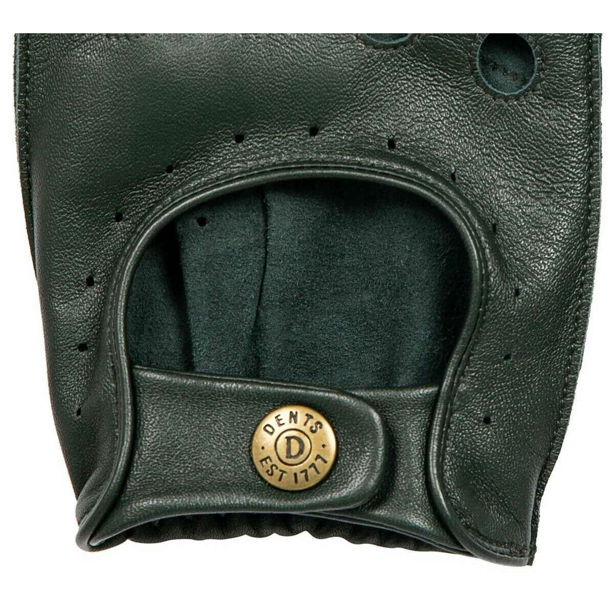 Dents Snetterton Fingerless Driving Gloves - Racing Green - Image 5