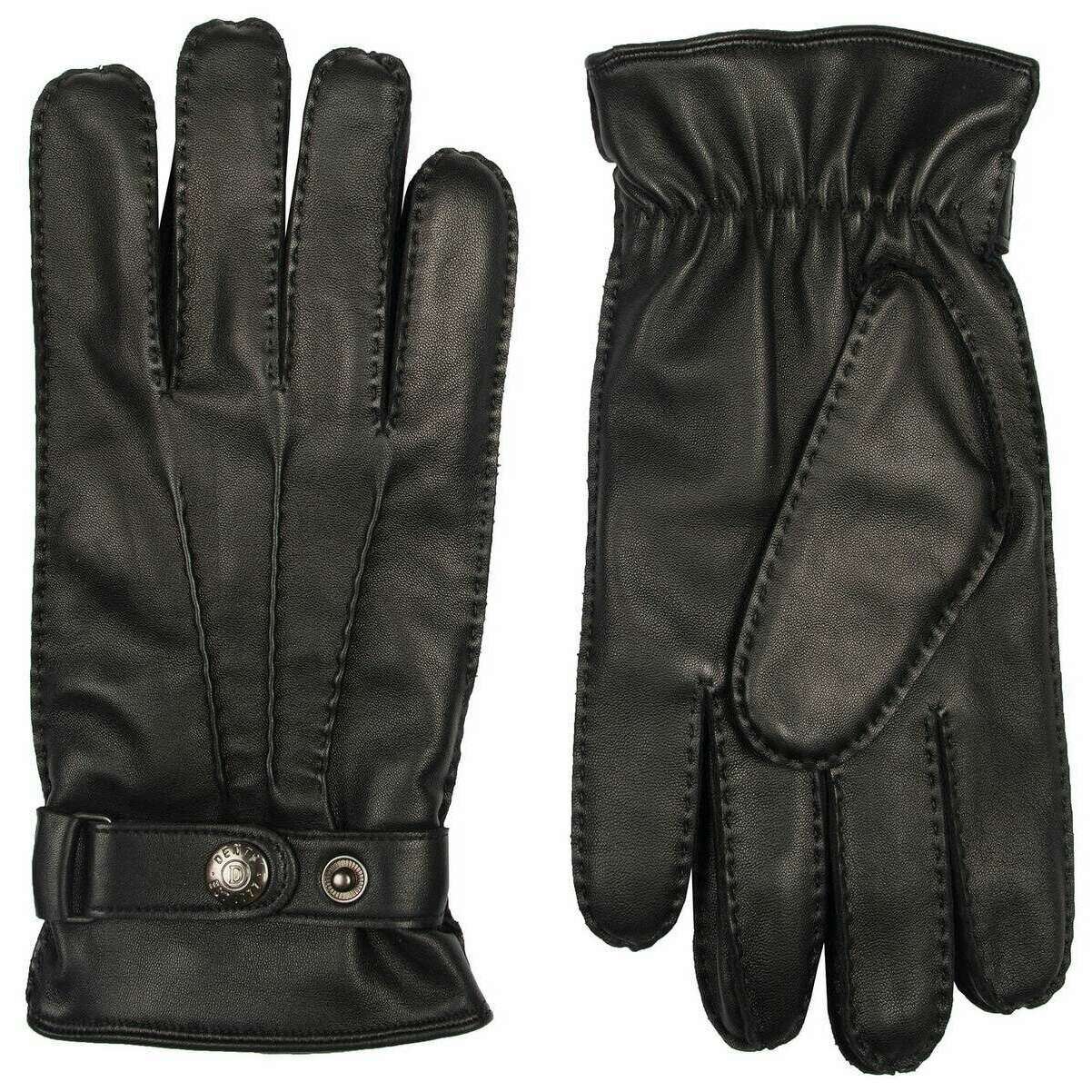 Dents Tetbury Handsewn Three-Point Leather Gloves - Black - Image 2