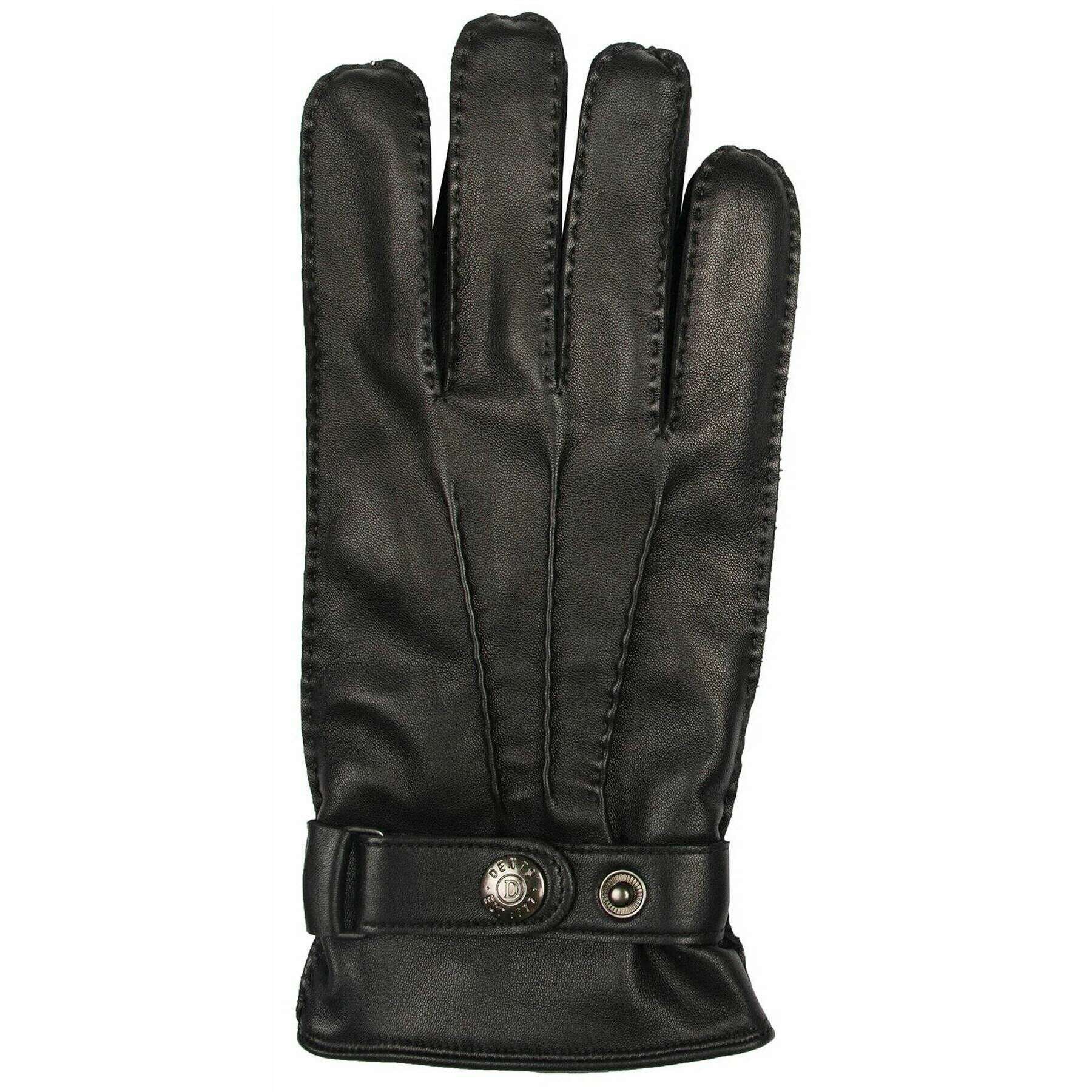 Dents Tetbury Handsewn Three-Point Leather Gloves - Black - Image 3