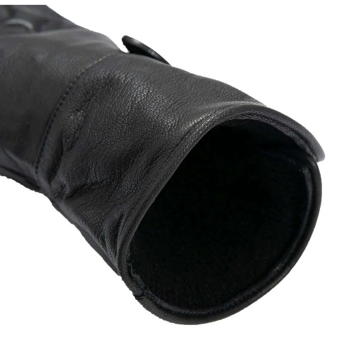 Dents The Suited Racer Wanderer Touchscreen Water Resistant Leather Gauntlet Gloves - Black - Image 7