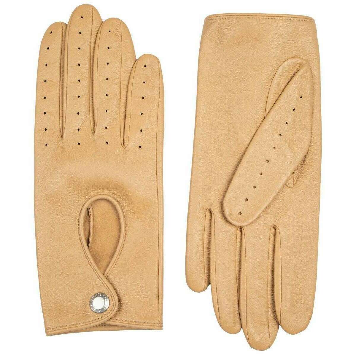 Dents Thruxton Leather Driving Gloves - Toffee Beige - Image 2