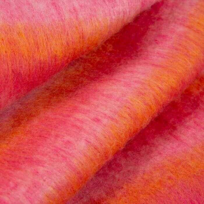 Dents Tonal Stripe Blanket Tassel Scarf - Candy Pink - Image 4