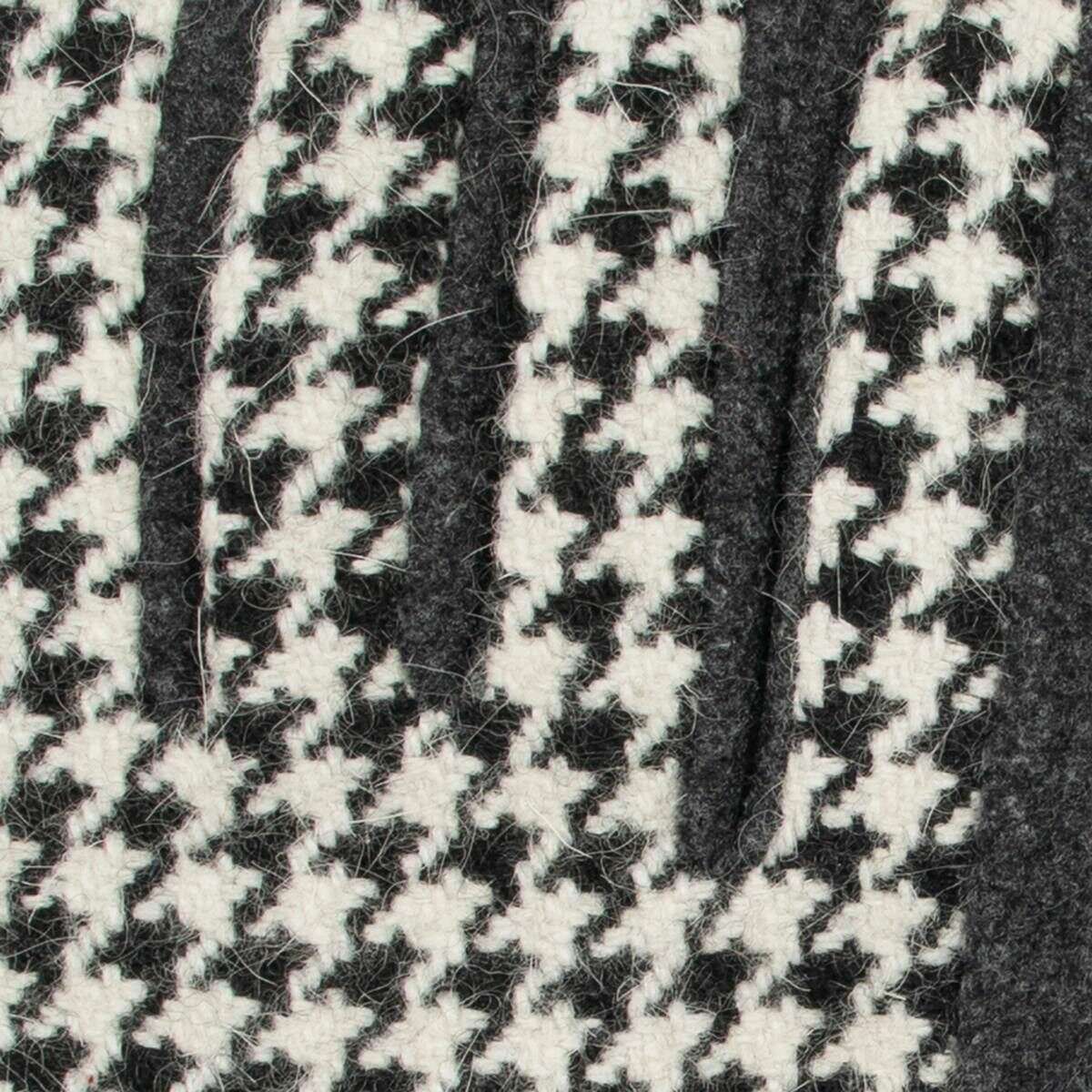 Dents Touchscreen Dogtooth Design Gloves - Black - Image 5