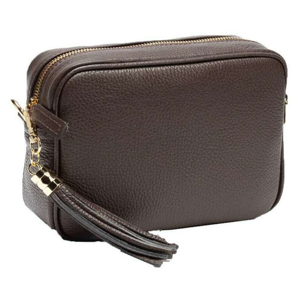 Elie Beaumont Crossbody Bag - Chocolate Brown