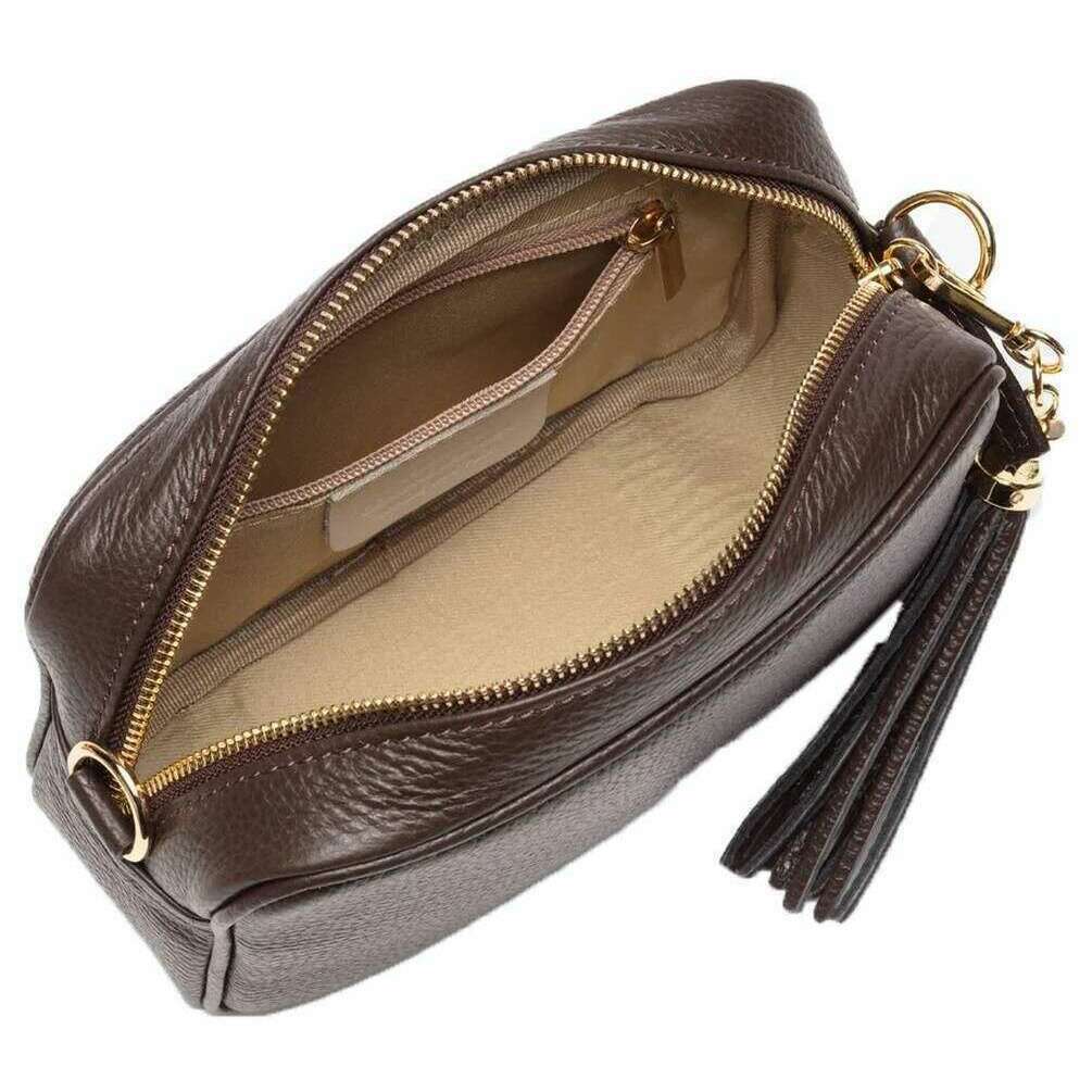 Elie Beaumont Crossbody Bag - Chocolate Brown - Image 4