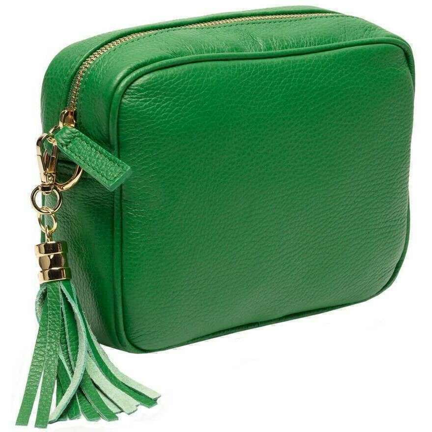 Elie Beaumont Crossbody Bag - Emerald Green