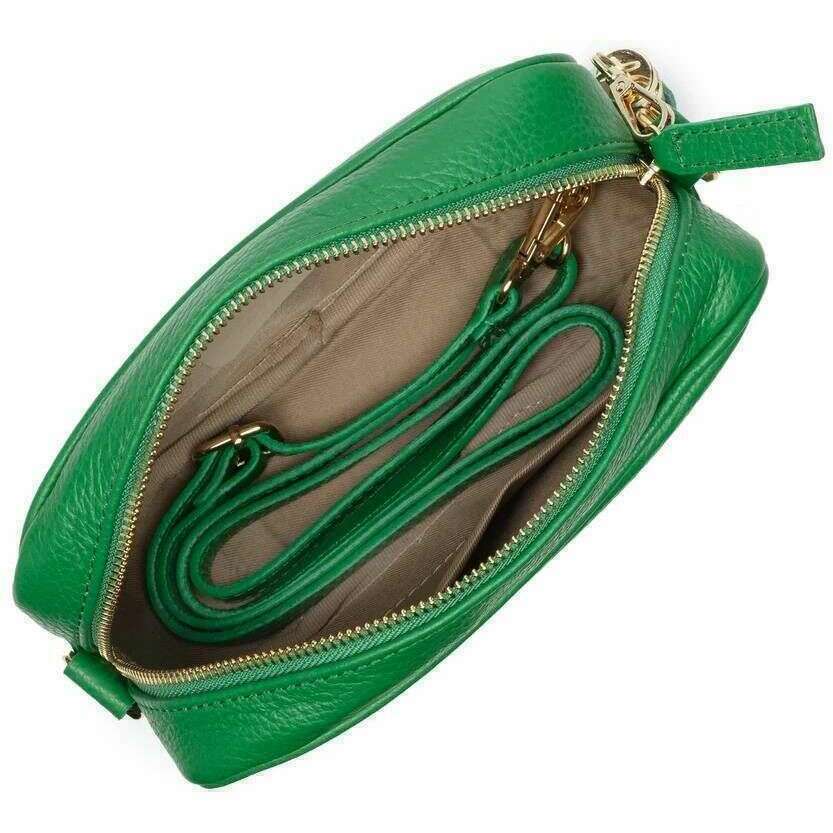 Elie Beaumont Crossbody Bag - Emerald Green - Image 2