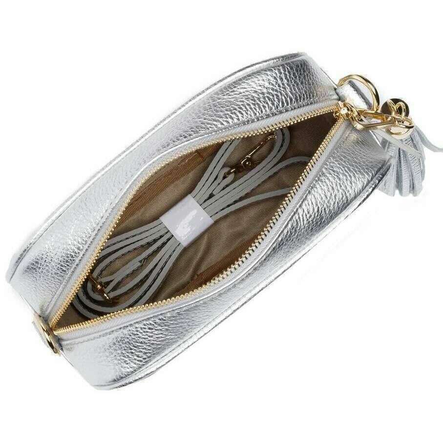 Elie Beaumont Crossbody Bag - Silver - Image 2