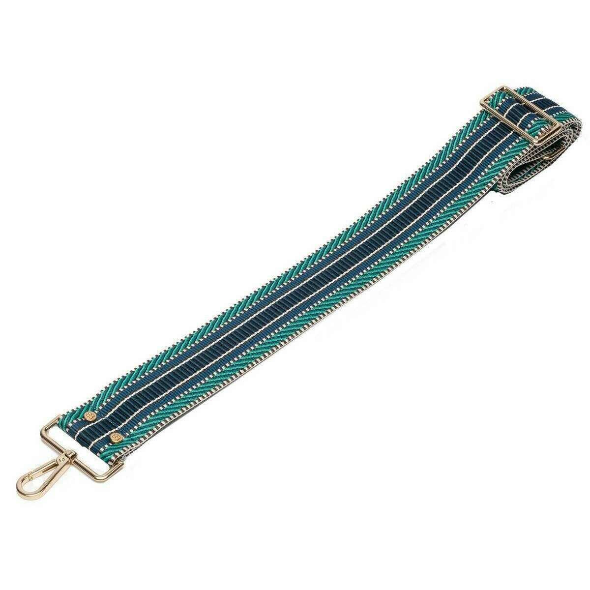 Elie Beaumont Crossbody Strap - Blue Aztec