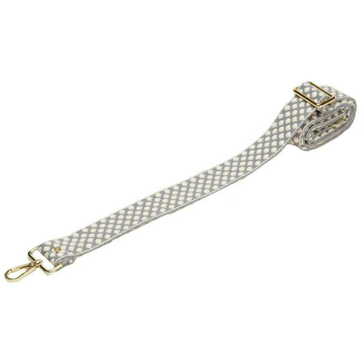 Elie Beaumont Crossbody Strap - Cream Polka Dot