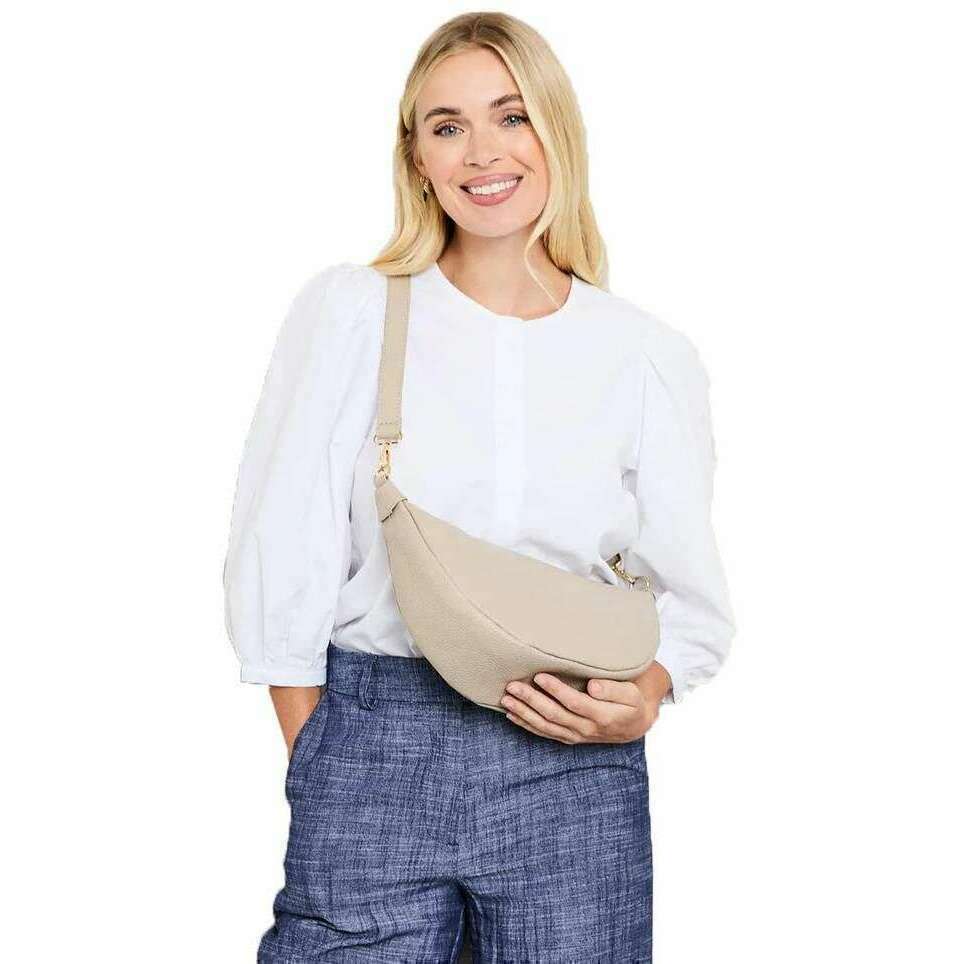 Elie Beaumont Hobo Bag - Biscuit Beige - Image 4