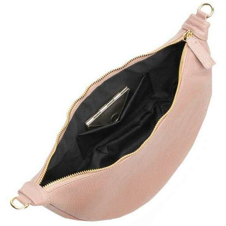 Elie Beaumont Hobo Bag - Blush Pink - Image 3