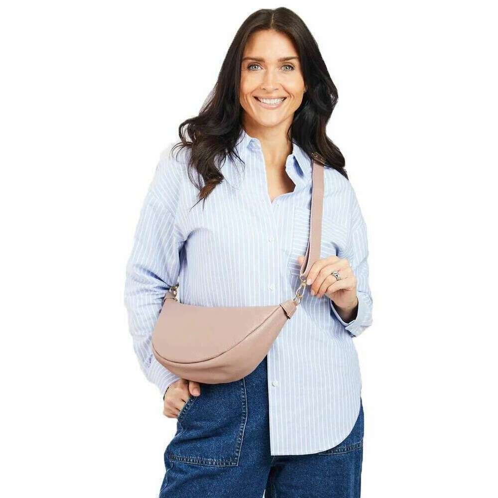 Elie Beaumont Hobo Bag - Blush Pink - Image 4