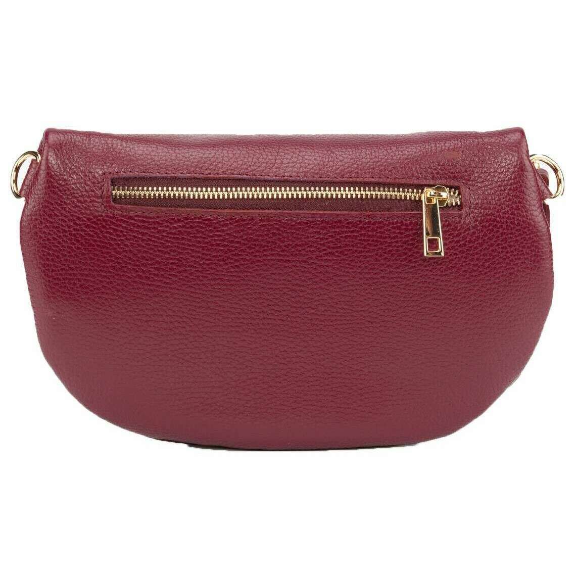 Elie Beaumont Large Sling Bag - Wine - Image 2